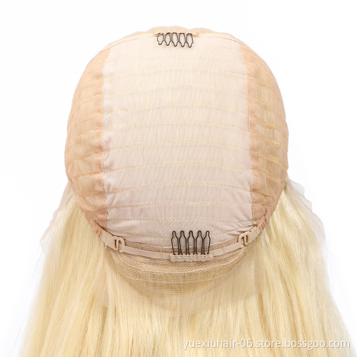 High quality  brazilian hair613 lace front wig human hair 613 straight wig lace front 613wig
